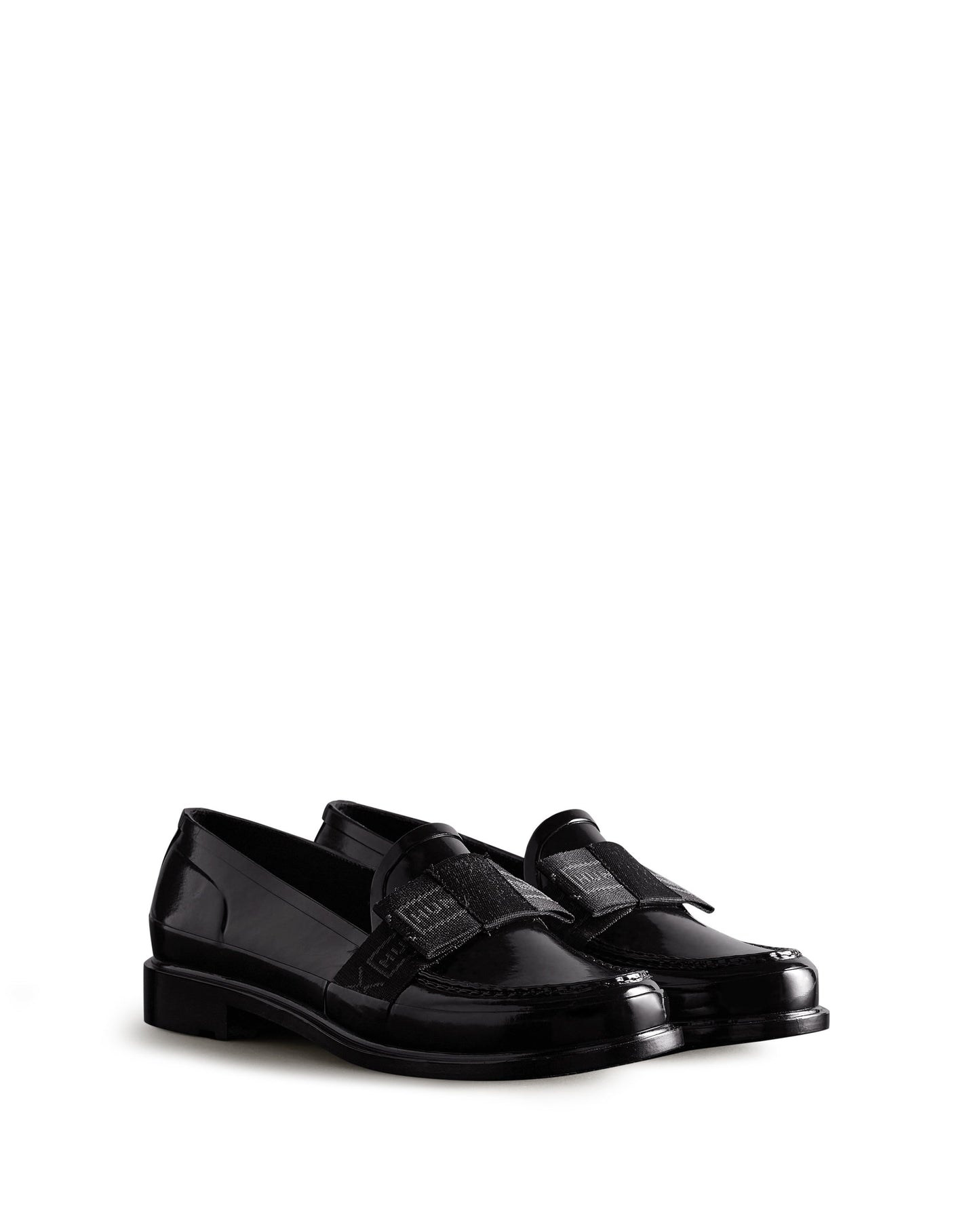 WOMENS REFINED BOW GLOSS PENNY LOAFER