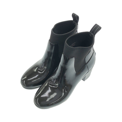 レディース リファインド グロス ミッド ヒール ブーツ