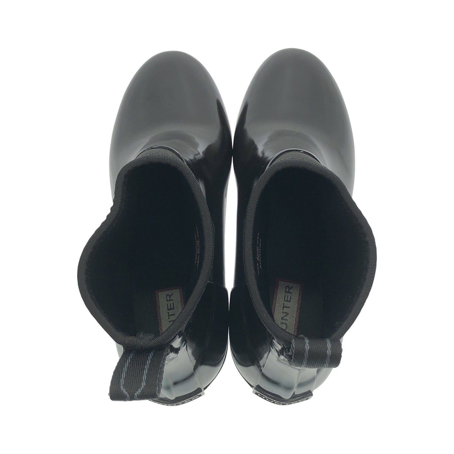 レディース リファインド グロス ミッド ヒール ブーツ