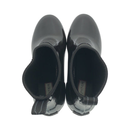 レディース リファインド グロス ミッド ヒール ブーツ