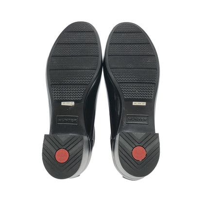 レディース リファインド グロス ミッド ヒール ブーツ