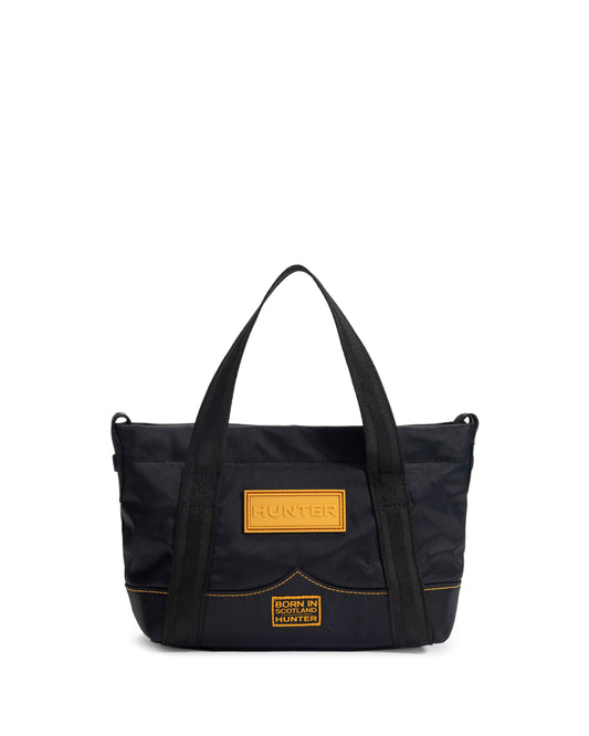 NYLON MINI TOPCLIP TOTE BORN IN SCOTLAND