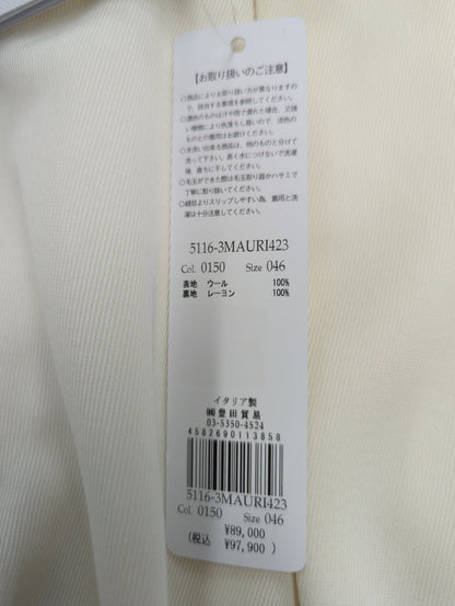 ウールクレープコバートパンツ