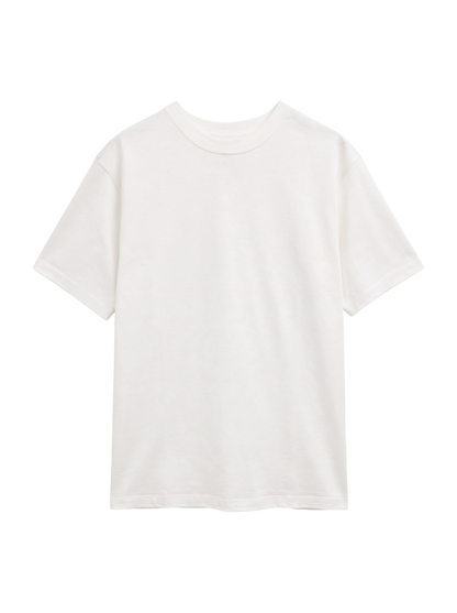 コットンシルクジャージーTシャツ