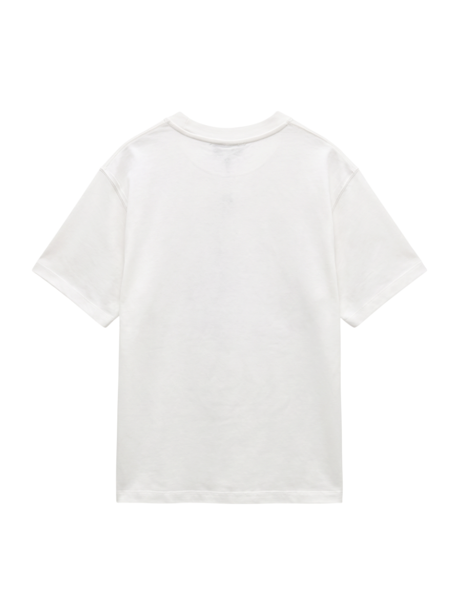 コットンシルクジャージーTシャツ