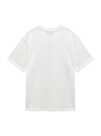 コットンシルクジャージーTシャツ