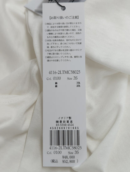 コットンシルクジャージーTシャツ