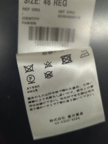 撥水高密度ポリエステルコットンムジブルゾン