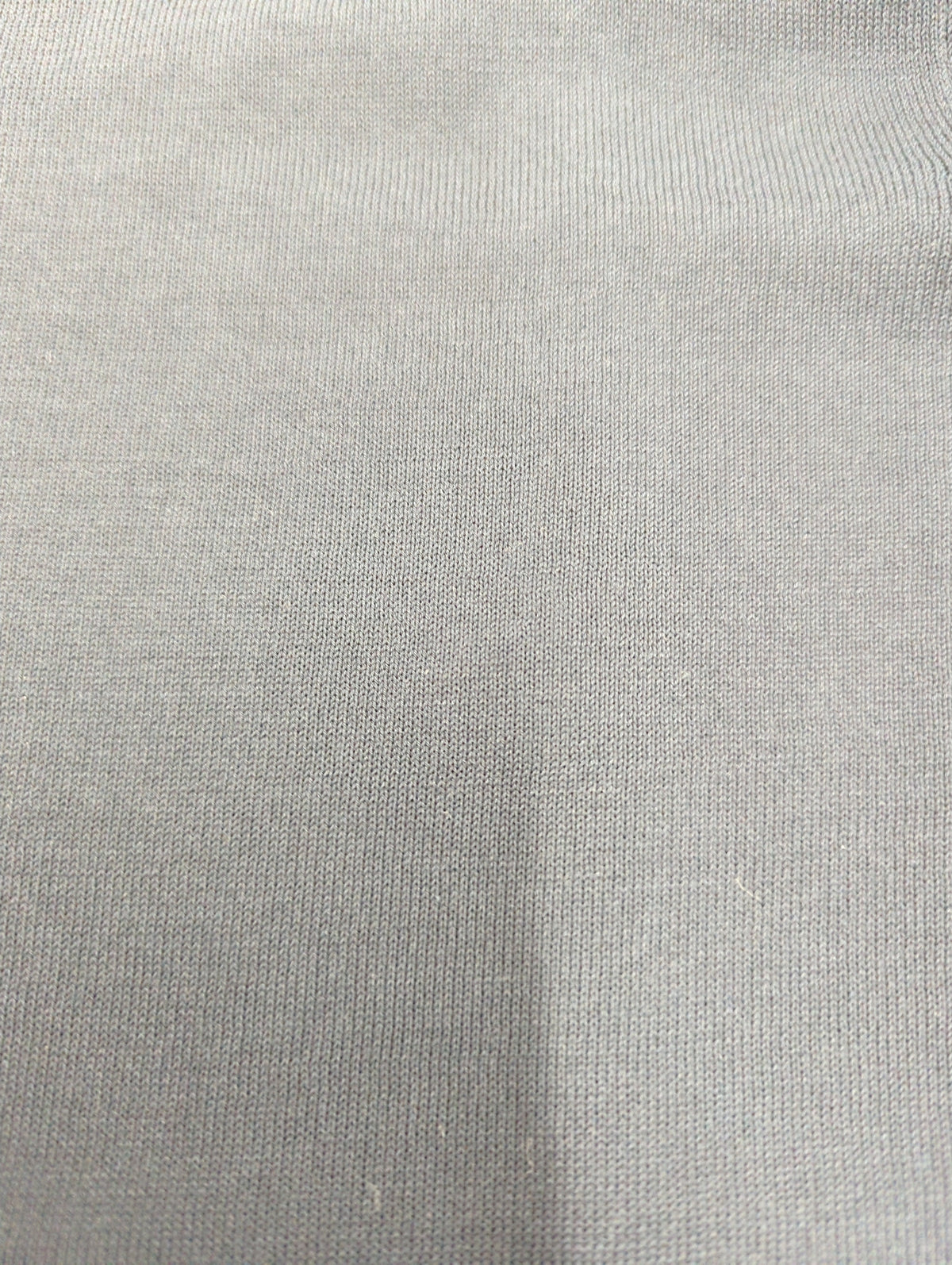 クレープコットンプレーンステッチロングスリーブモックニット