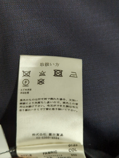 ウールシルクメランジムジスーツ