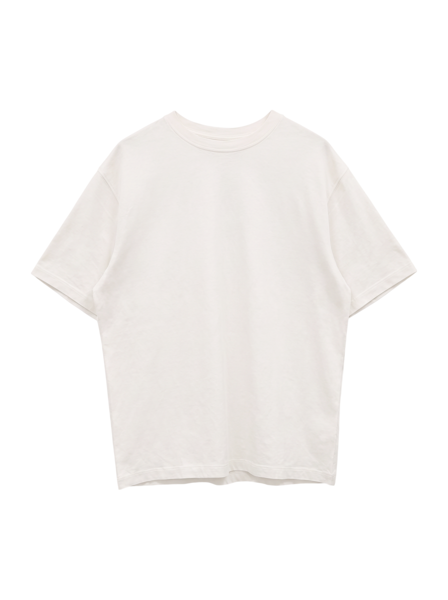 コットンシルクジャージーTシャツ
