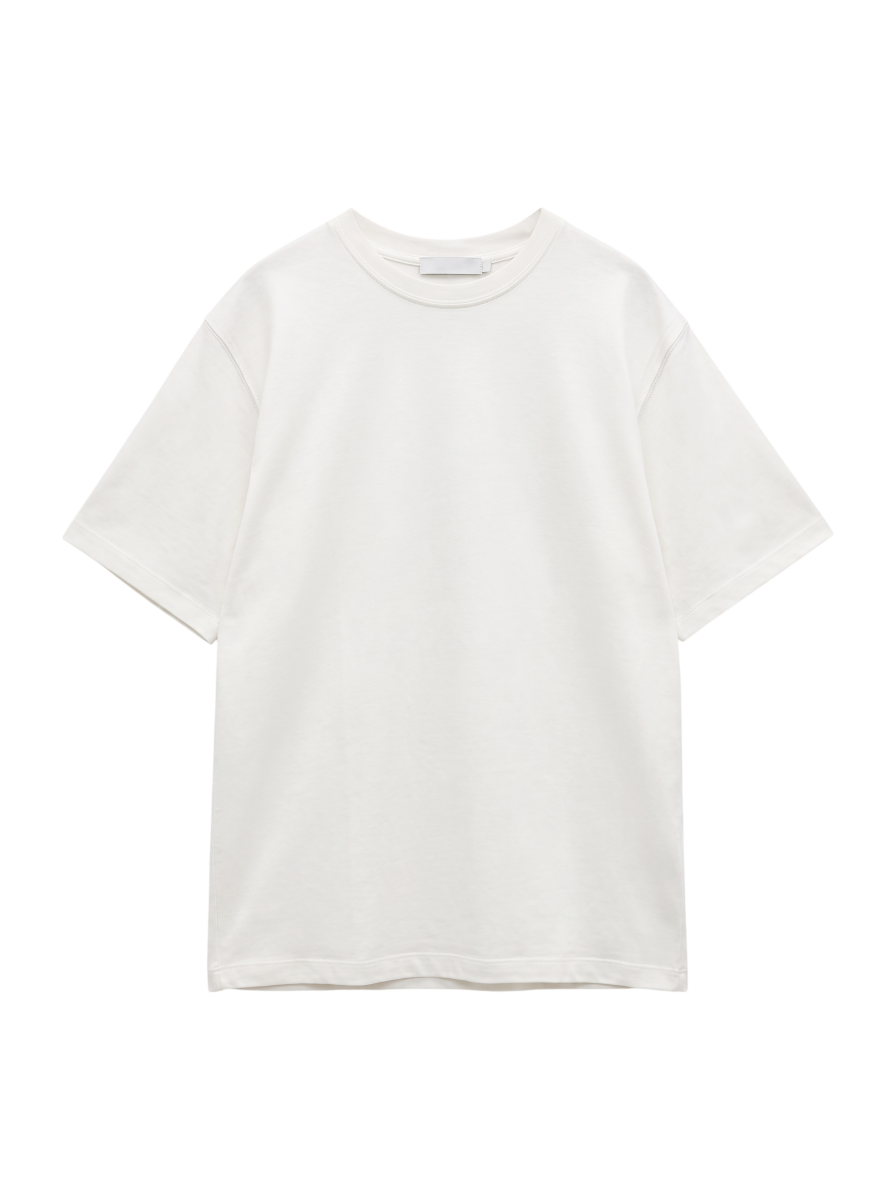 コットンシルクジャージーTシャツ
