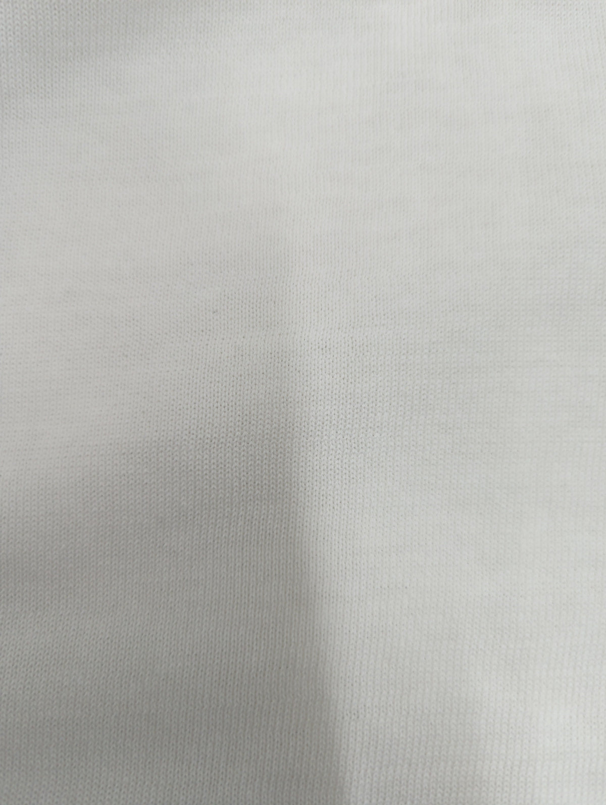 クレープコットンプレーンステッチロングスリーブモックニット