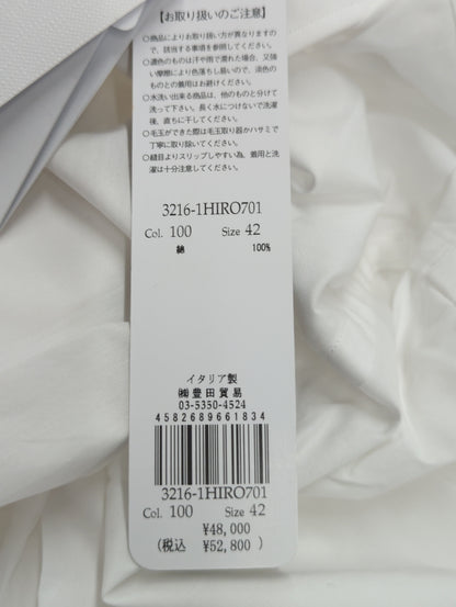 コットンポプリンムジシャツ
