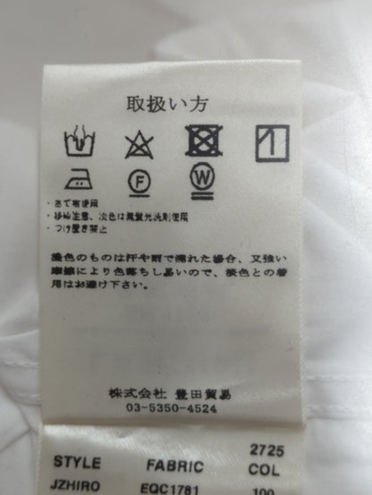 コットンポプリンムジシャツ