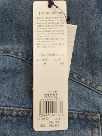 ウオッシュドデニムシャツ