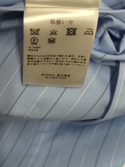 高密度コットンポプリンオルタネイトストライプジャケット