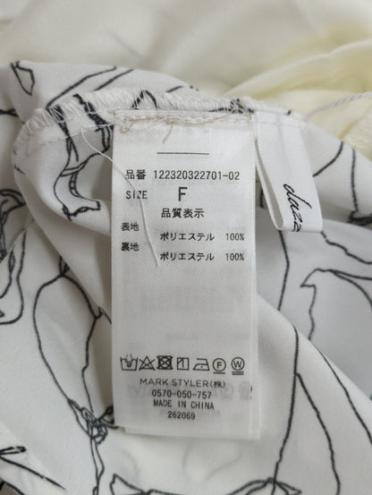 dazzlin_ラインフラワーワンピース