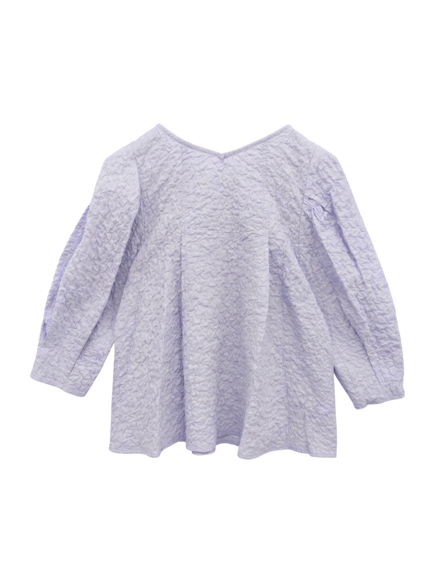 COTTON JACQUARD TUCK BL