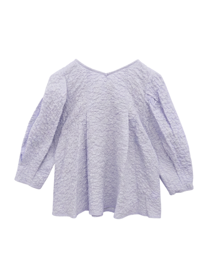 COTTON JACQUARD TUCK BL