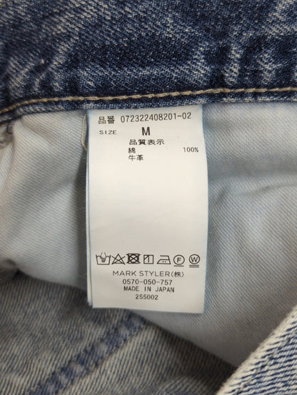J/Wダメージデニムショートパンツ