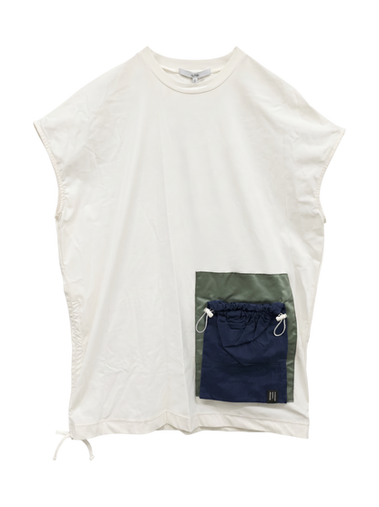 DRAWSTRING POCKET TOP