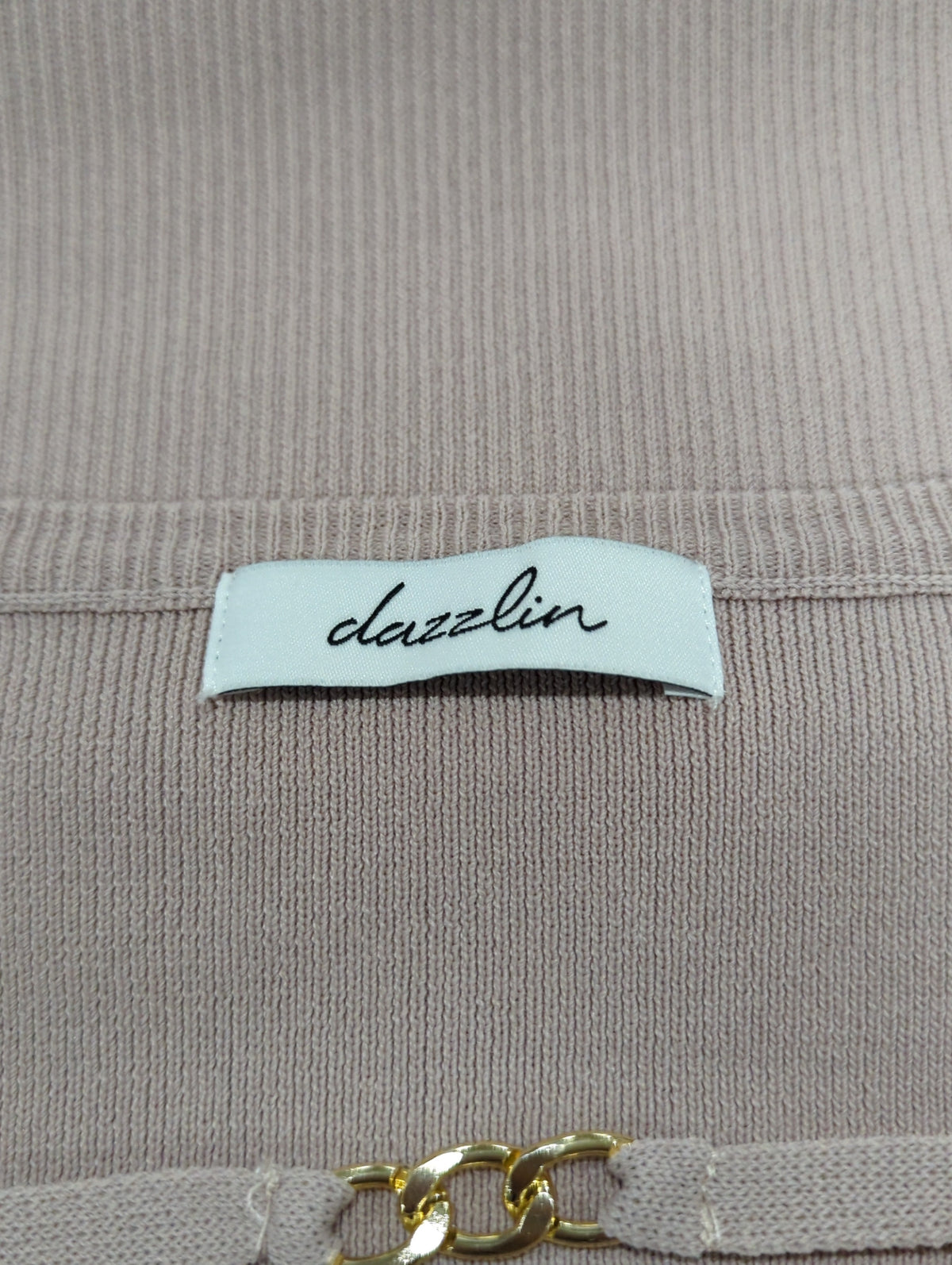デコルテベルトコンパクトニットトップス