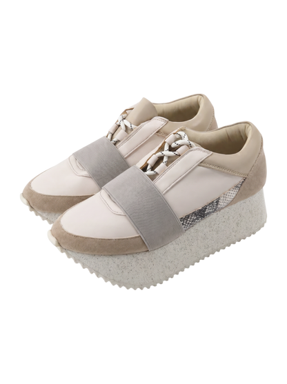 LACE UP PLATFORM SOLE SNEAKERS