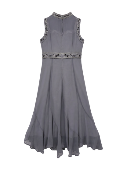 カラーエンブロイダリードレス