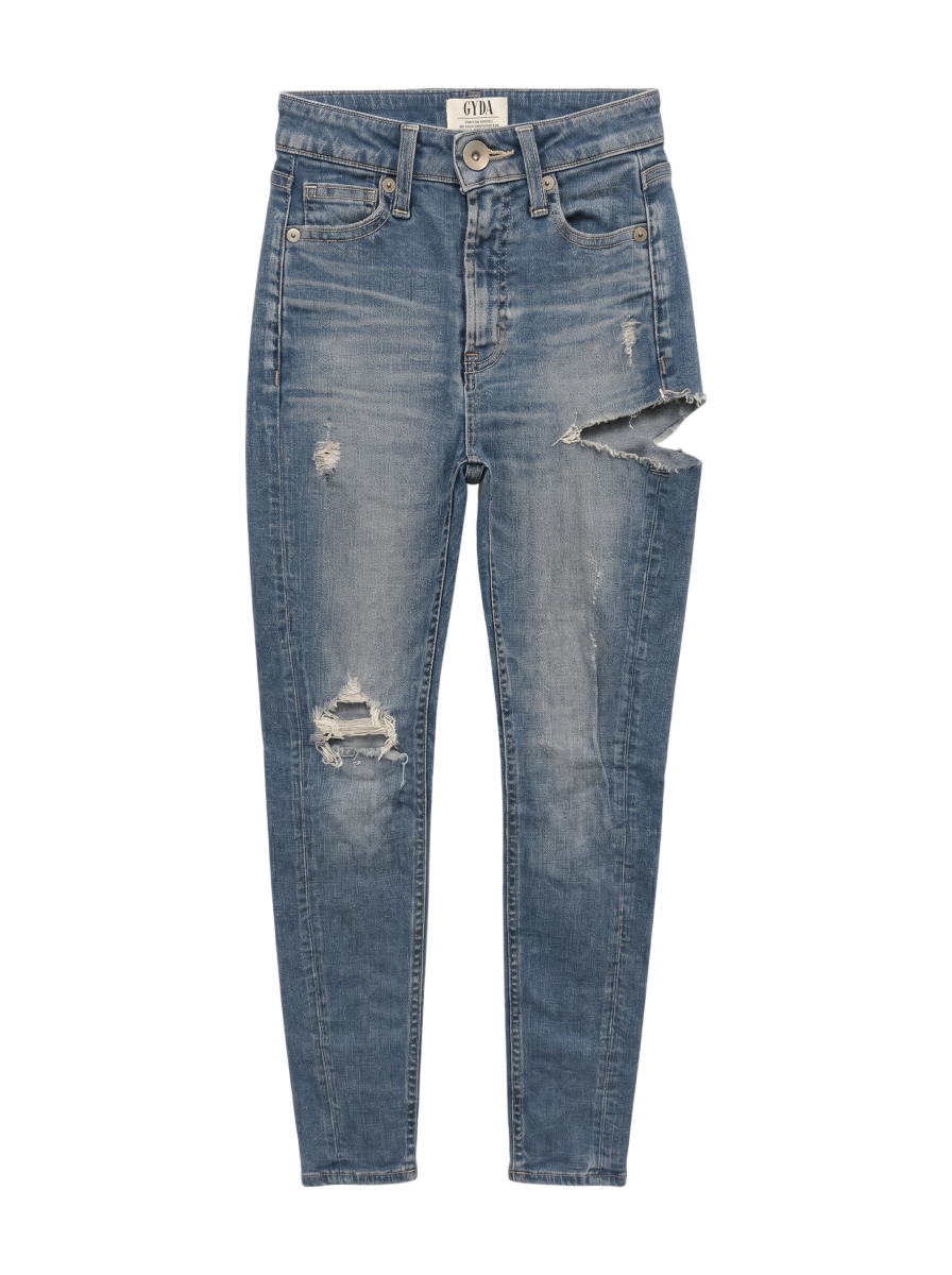 M/W SIDE RIPPEDスキニーデニムパンツ