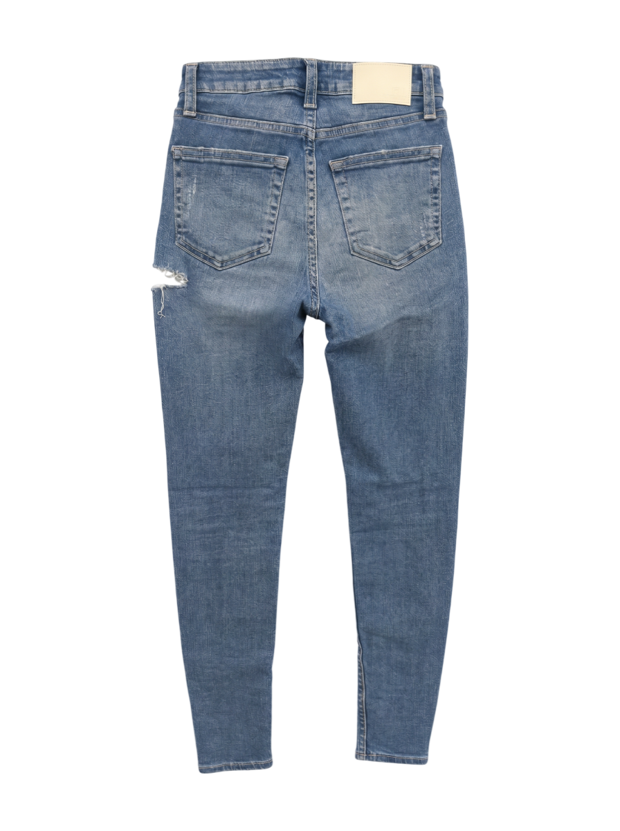 M/W SIDE RIPPEDスキニーデニムパンツ