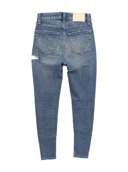 M/W SIDE RIPPEDスキニーデニムパンツ