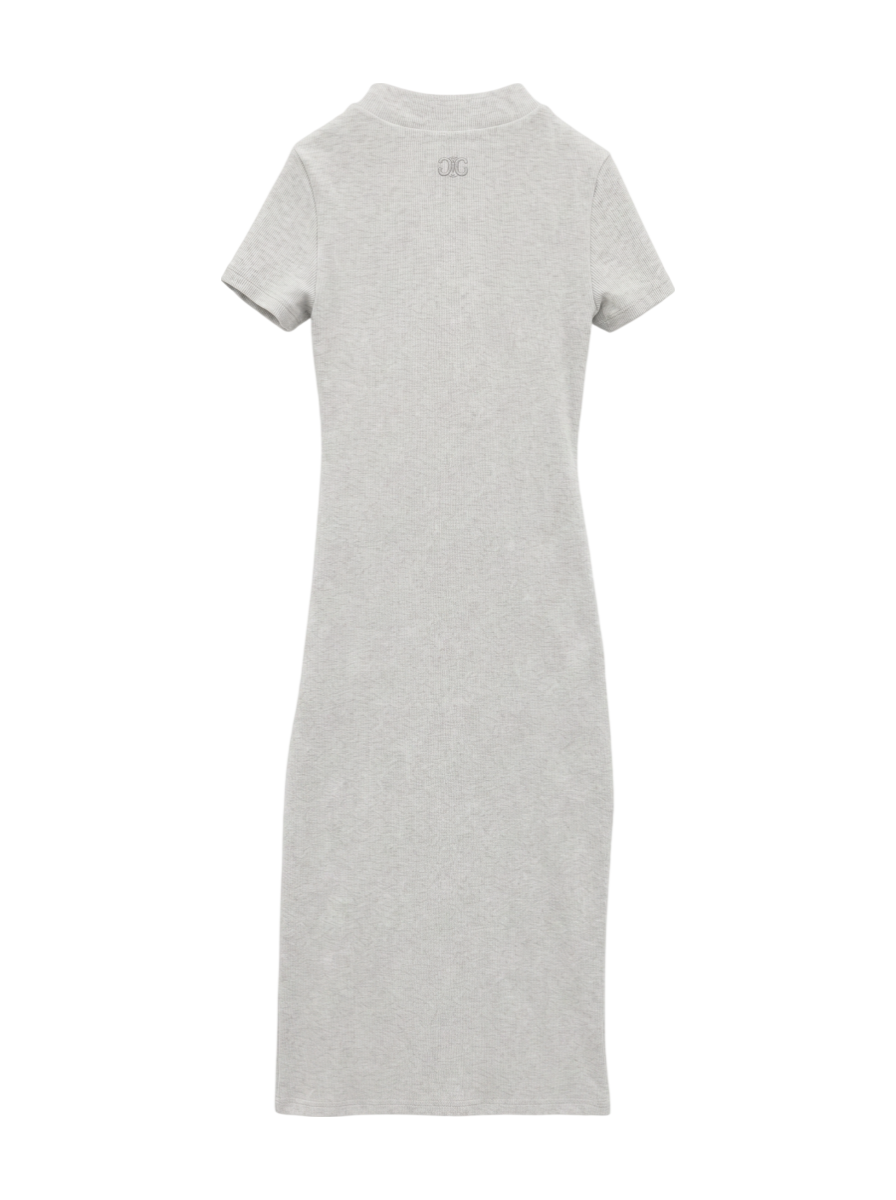 【WEB限定】【TINY低身長さん向け】DEEP ギャザースリットロングワンピース