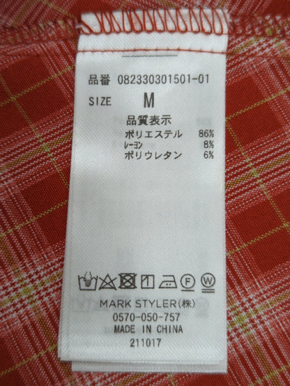 ラッフルカラーフリルワンピース