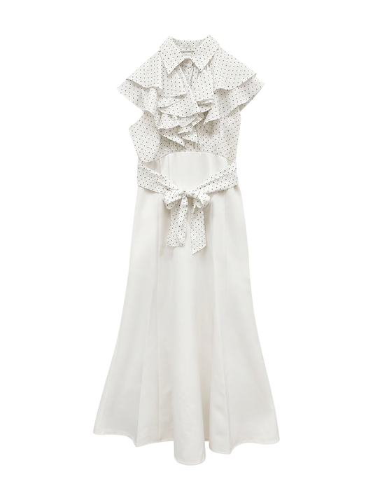 【To/】3WAYラッフルドッキングワンピース
