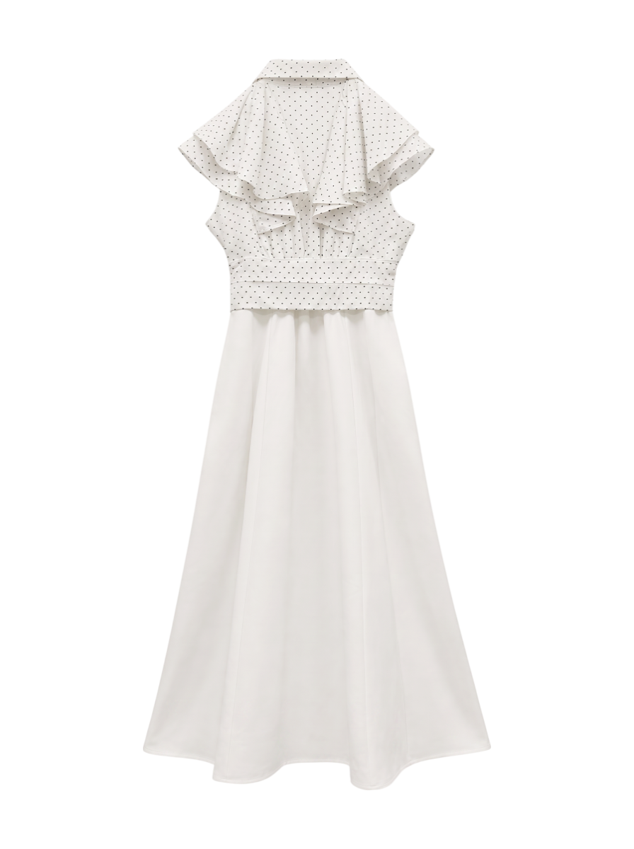 【To/】3WAYラッフルドッキングワンピース