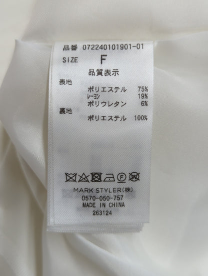 【セットアップ着用可】ラインハーフスリーブ microジャケット