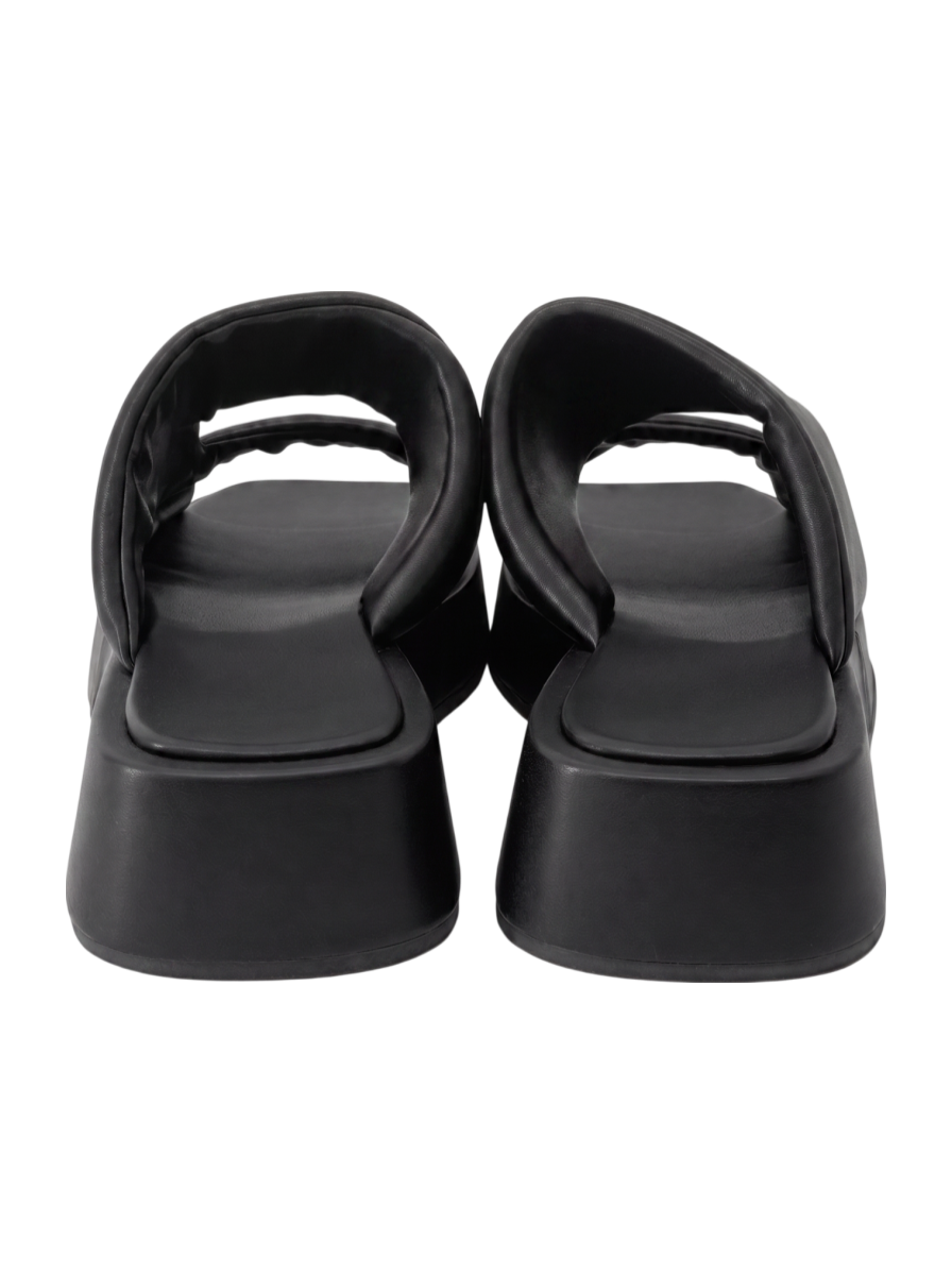 【quartierglam】PLATFORM PUFFY SLIDE SANDAL