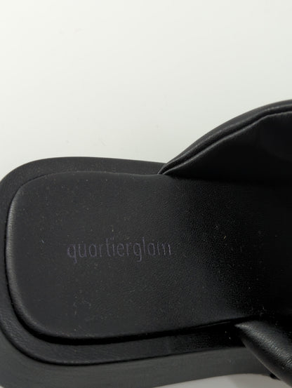 【quartierglam】PLATFORM PUFFY SLIDE SANDAL