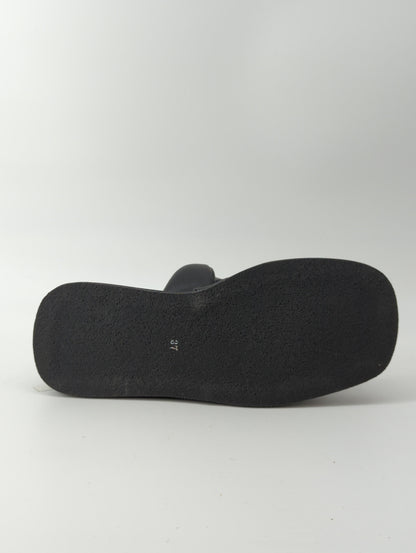 【quartierglam】PLATFORM PUFFY SLIDE SANDAL