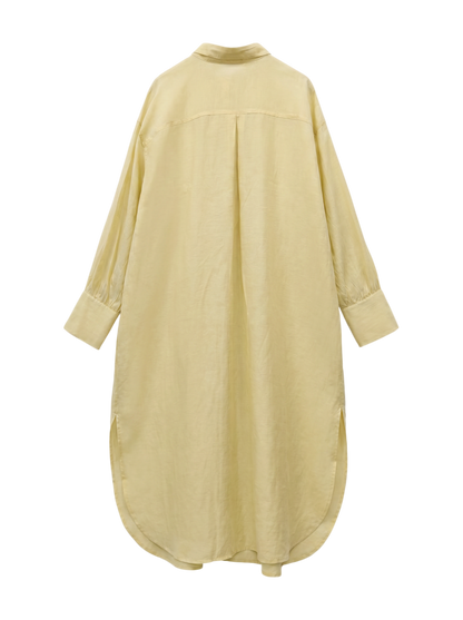 EMODA_シアロングシャツワンピース