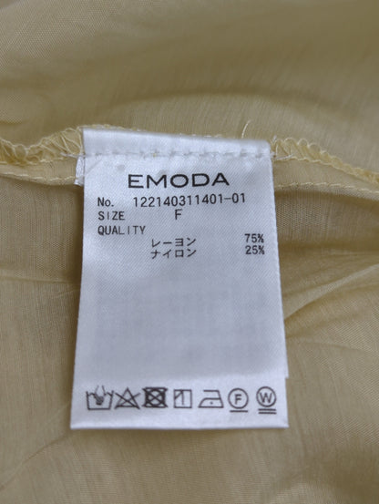EMODA_シアロングシャツワンピース