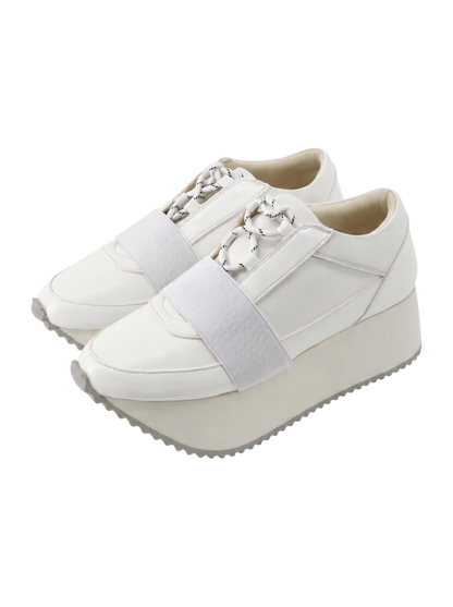 LACE UP PLATFORM SOLE SNEAKERS