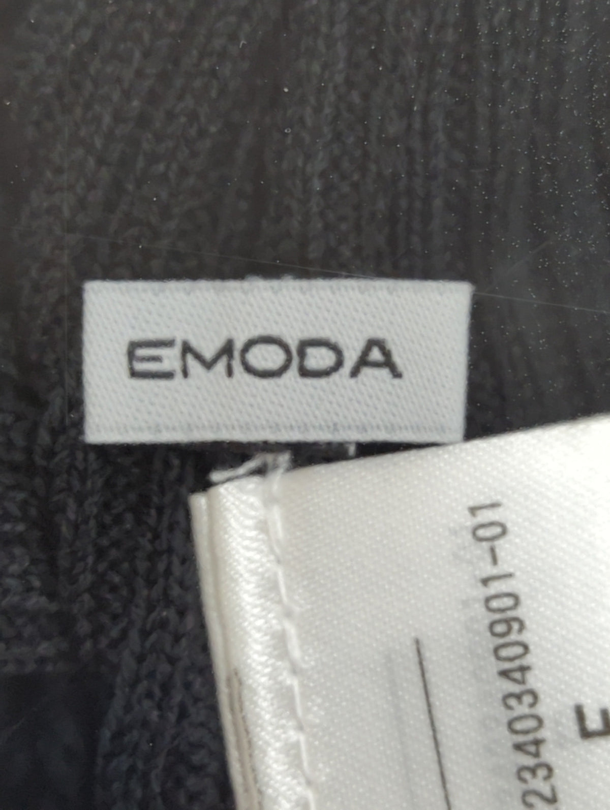 EMODA_スリットニットワンピ