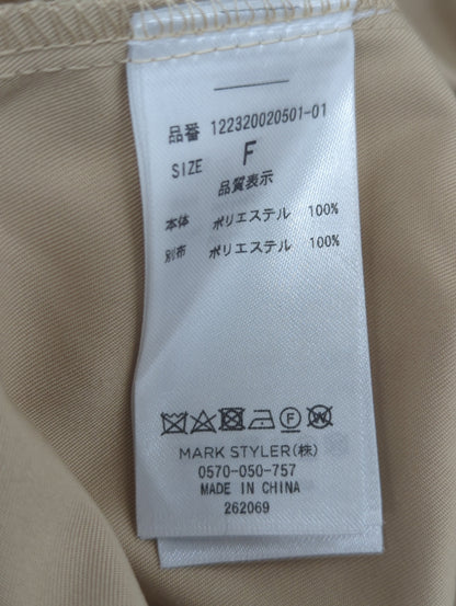 MURUA_バックプリーツトレンチコート
