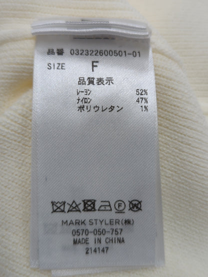 オリカエシスリーブニットプルオーバー