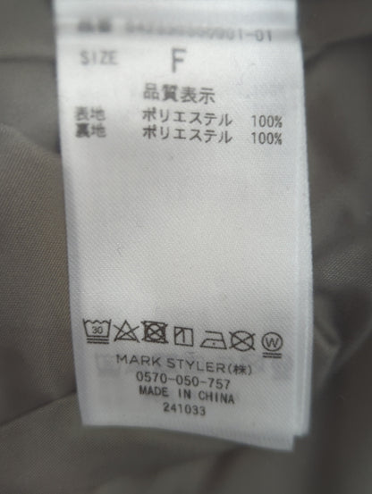 パネルプリーツミニワンピース