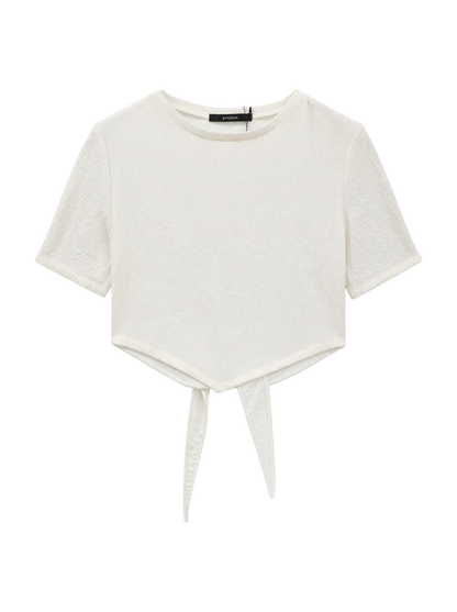バックタイスカーフTシャツ