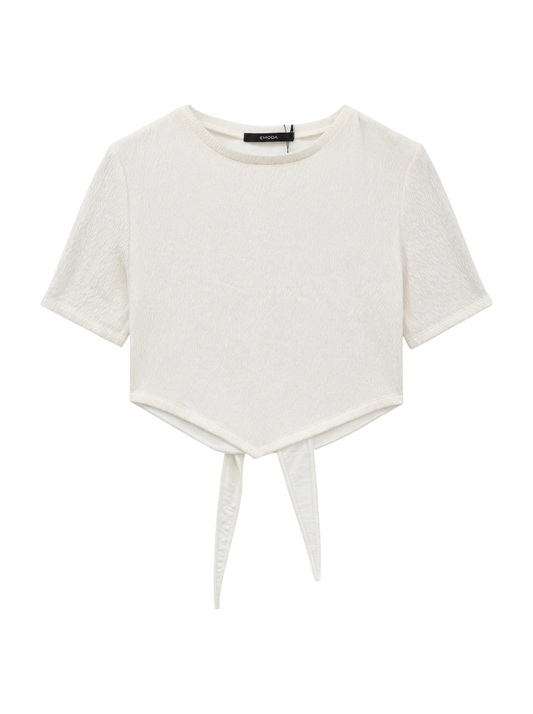 バックタイスカーフTシャツ