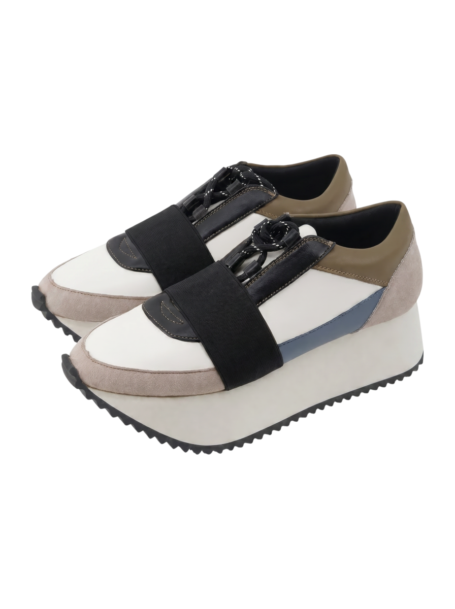 LACE UP PLATFORM SOLE SNEAKERS
